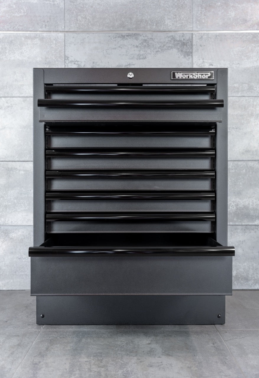 Modulo 8 Cassetti per arredo Workshopitaly MPS Total Black