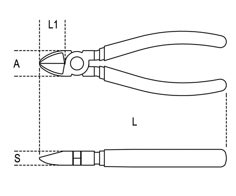 Tronchese a taglienti diagonali antiscintilla Beta 1082BA