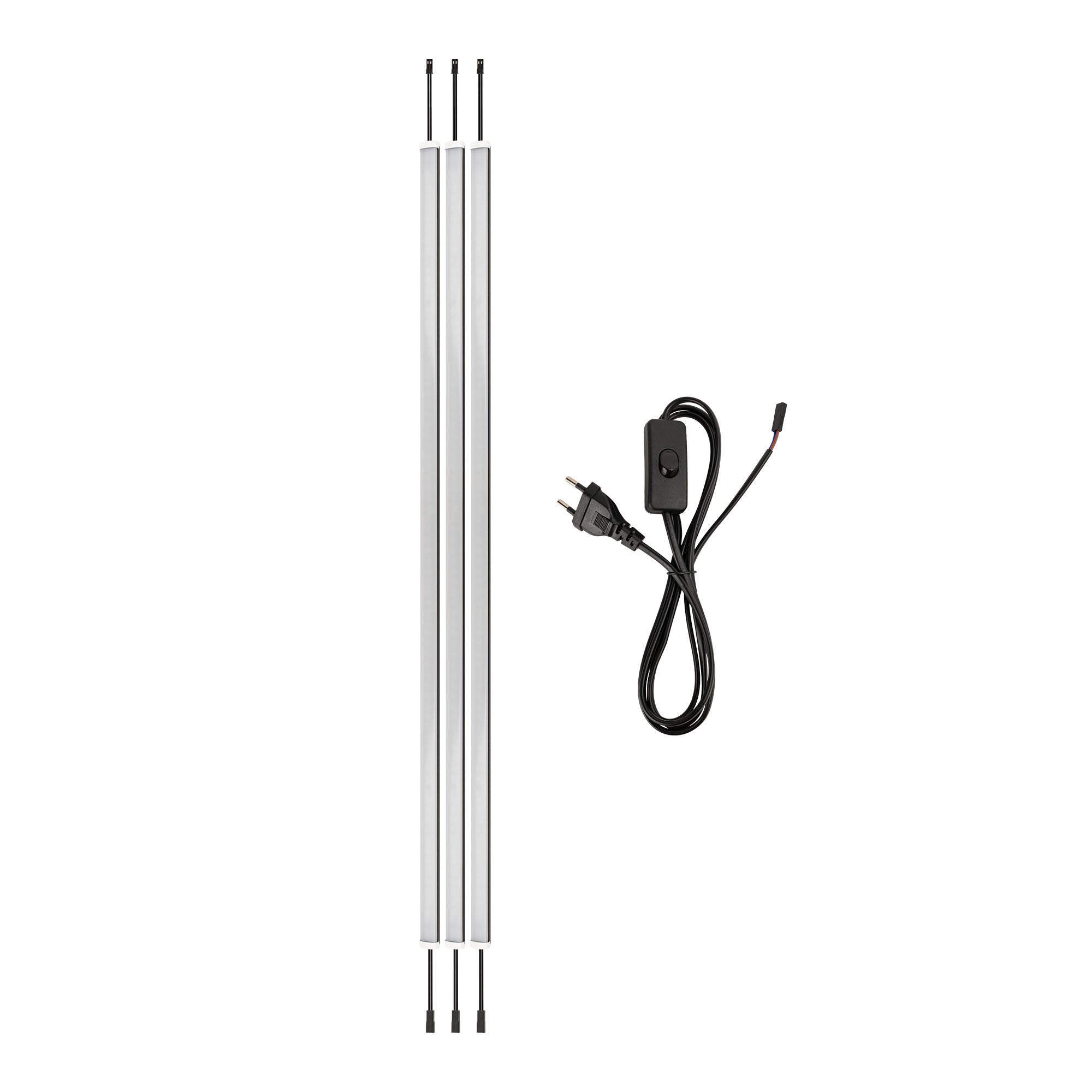 SET DI 3 LUCI LED MAGNETICHE CON INTERRUTTORE PER SISTEMI MODULARI 17919 JBM