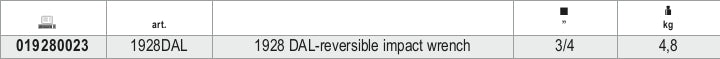 Avvitatore reversibile Beta 1928DAL