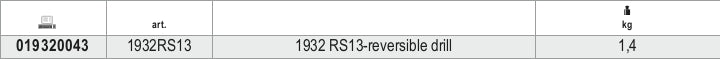 Trapano reversibile Beta 1932RS13
