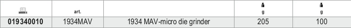 Microsmerigliatrice assiale Beta 1934MAV