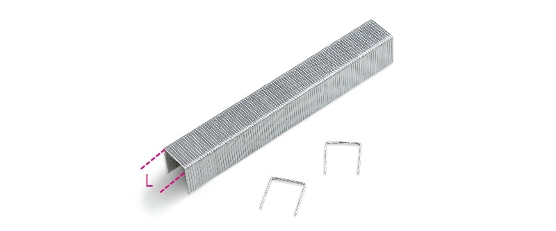 Graffette tipo 80, sezione 0,95x0,65 mm (21 Gauge), larghezza 12,8 mm per 1945S Beta 1945S/G...