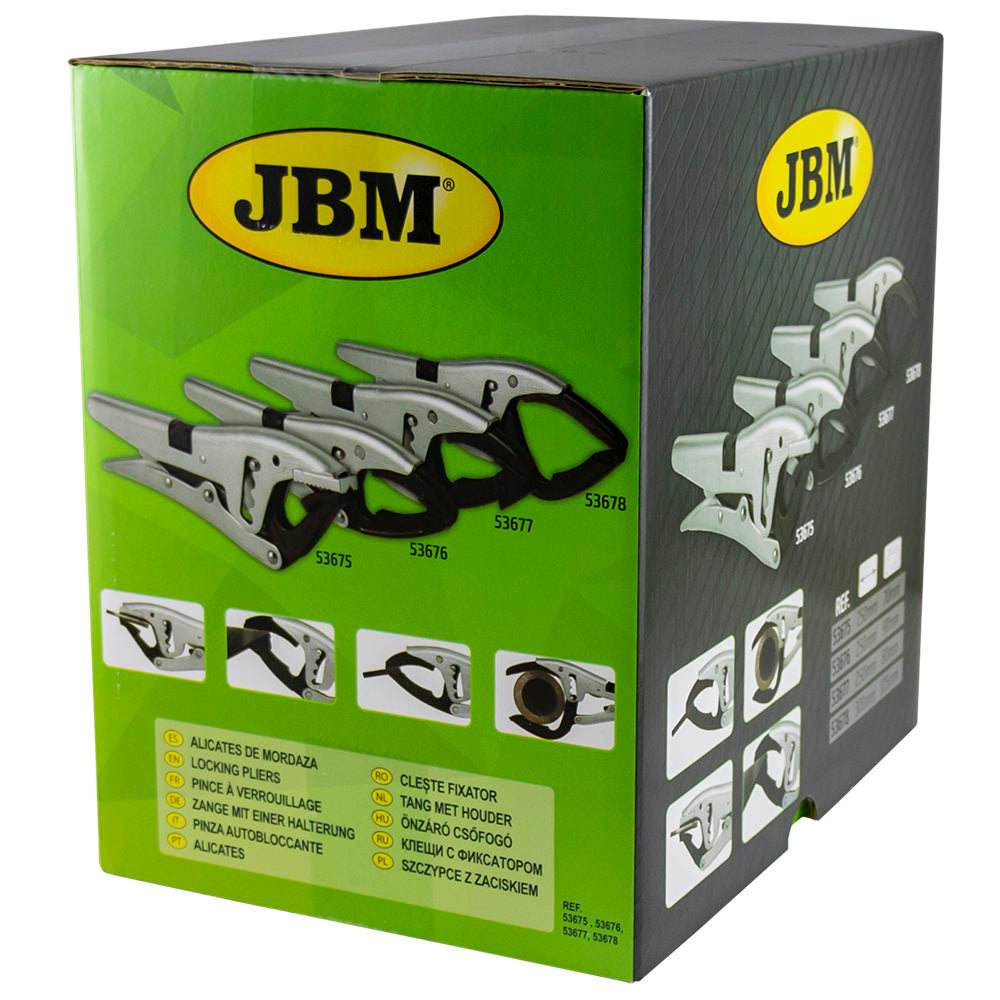 PINZA AUTOBLOCCANTE CON GANASCE CURVE LUNGHE 53678 JBM