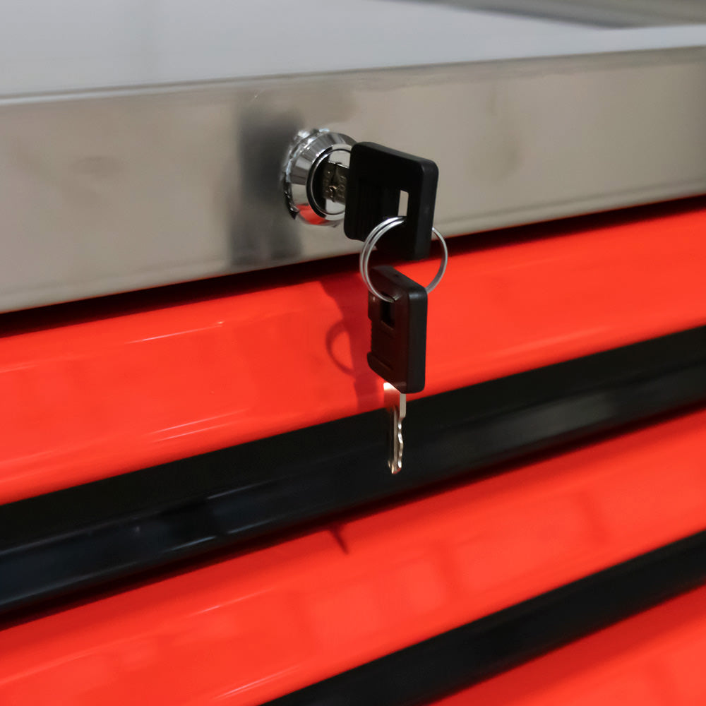 CARRELLO XL CON 7 CASSETTI ROSSO - VUOTO 53870 JBM