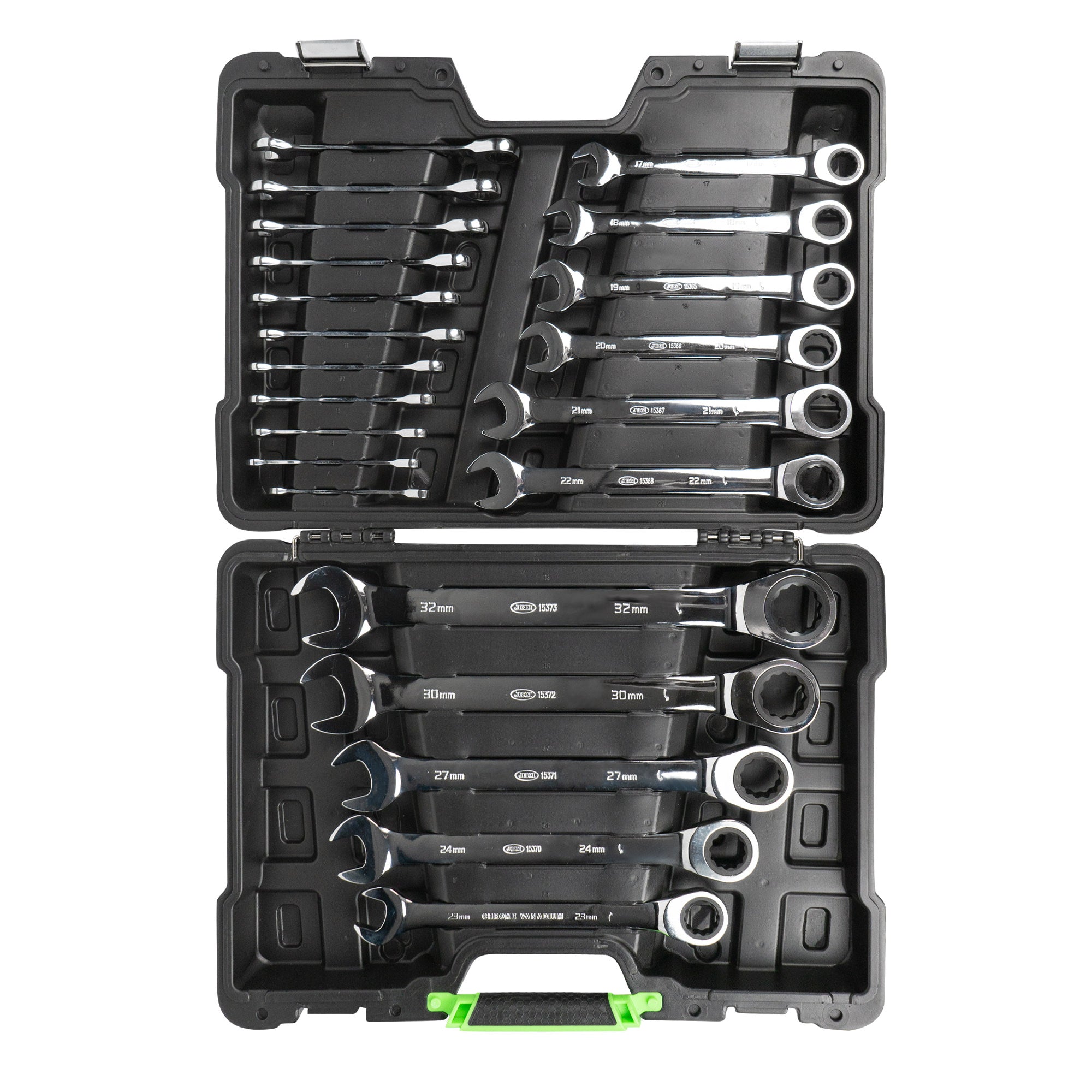 SET DI 22 CHIAVI COMBINATE CON CRICCHETTO IN VALIGETTA 54041 JBM