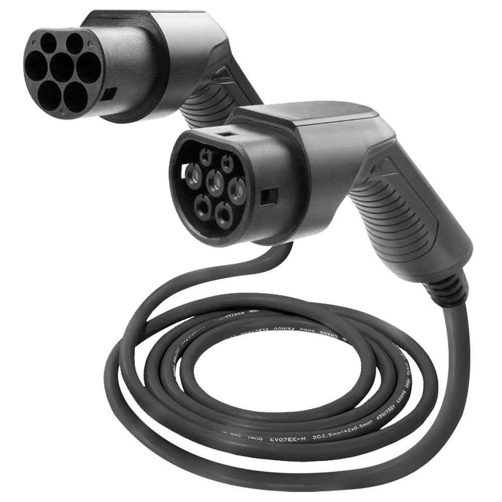 CAVO ELETTRICO DI RICARICA PER AUTO, 7.5KW, 32 A, DAL TIPO 2 AL TIPO 2 (SINGLE-PHASE) JBM 54057