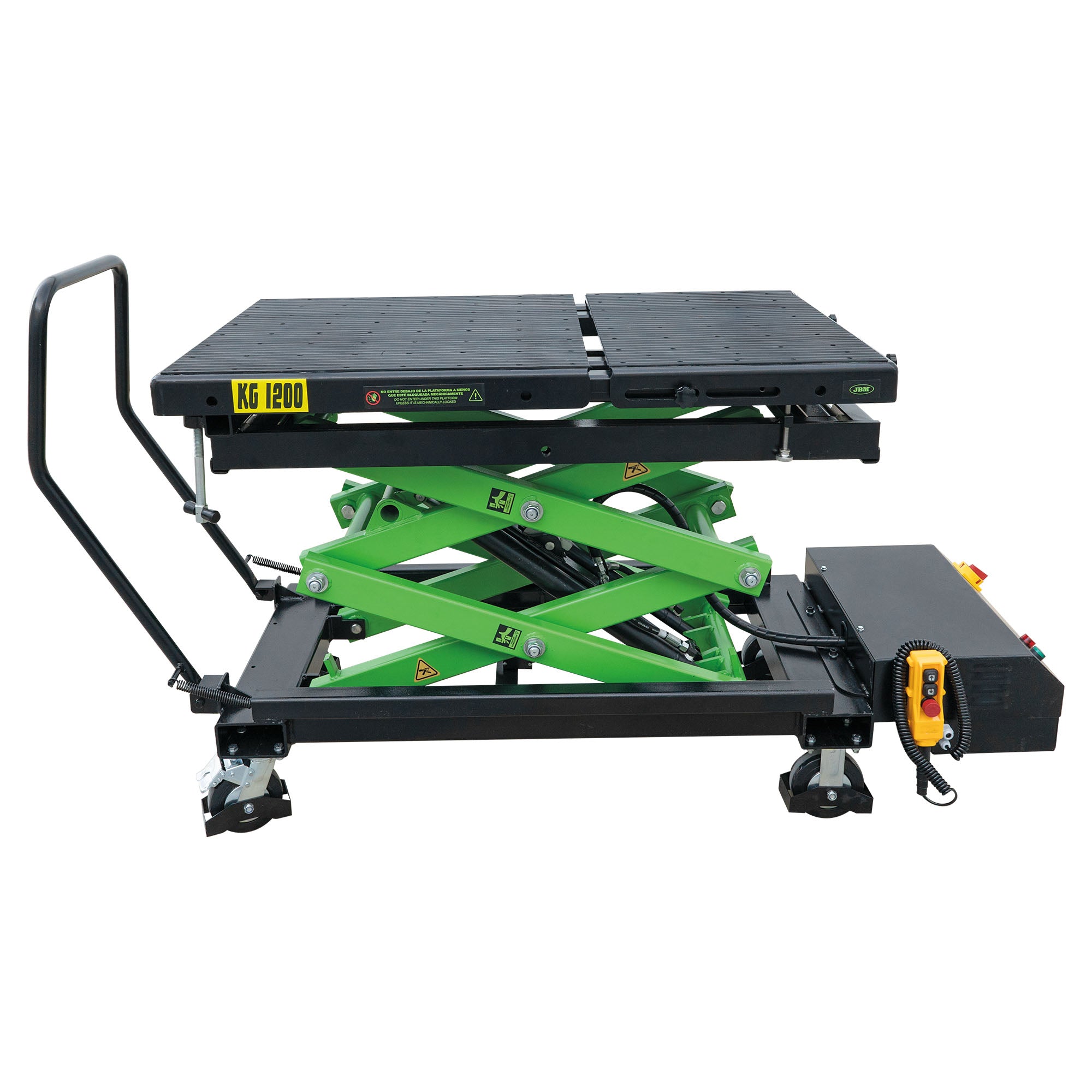 TAVOLO IDRAULICO PER BATTERIE DI VEICOLI ELETTRICI SENZA STAFFE 1200KG 54564 JBM