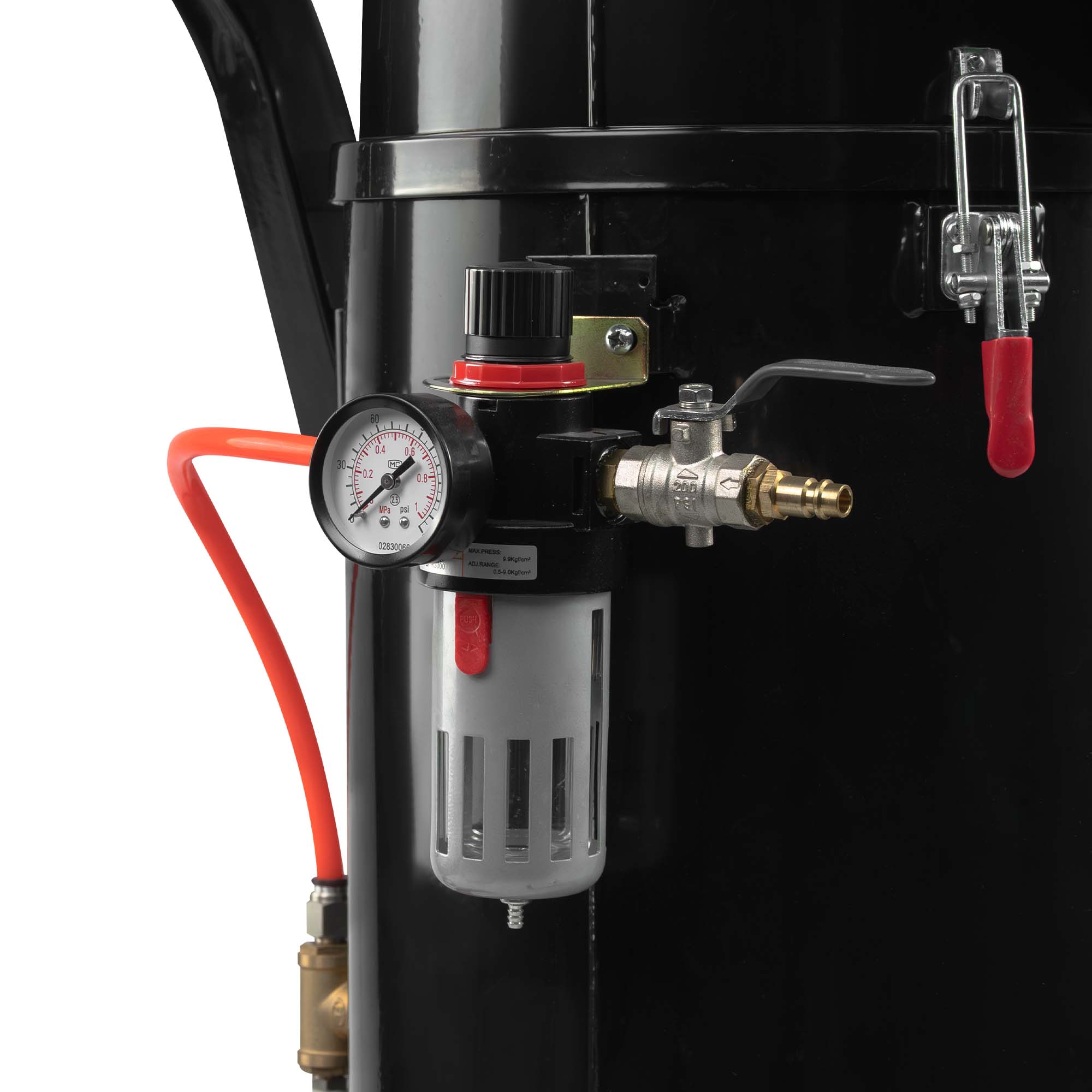 SERBATOIO PORTATILE PER LA PULIZIA DEL CARBONIO MEDIANTE SABBIATURA – 18L 54866 JBM