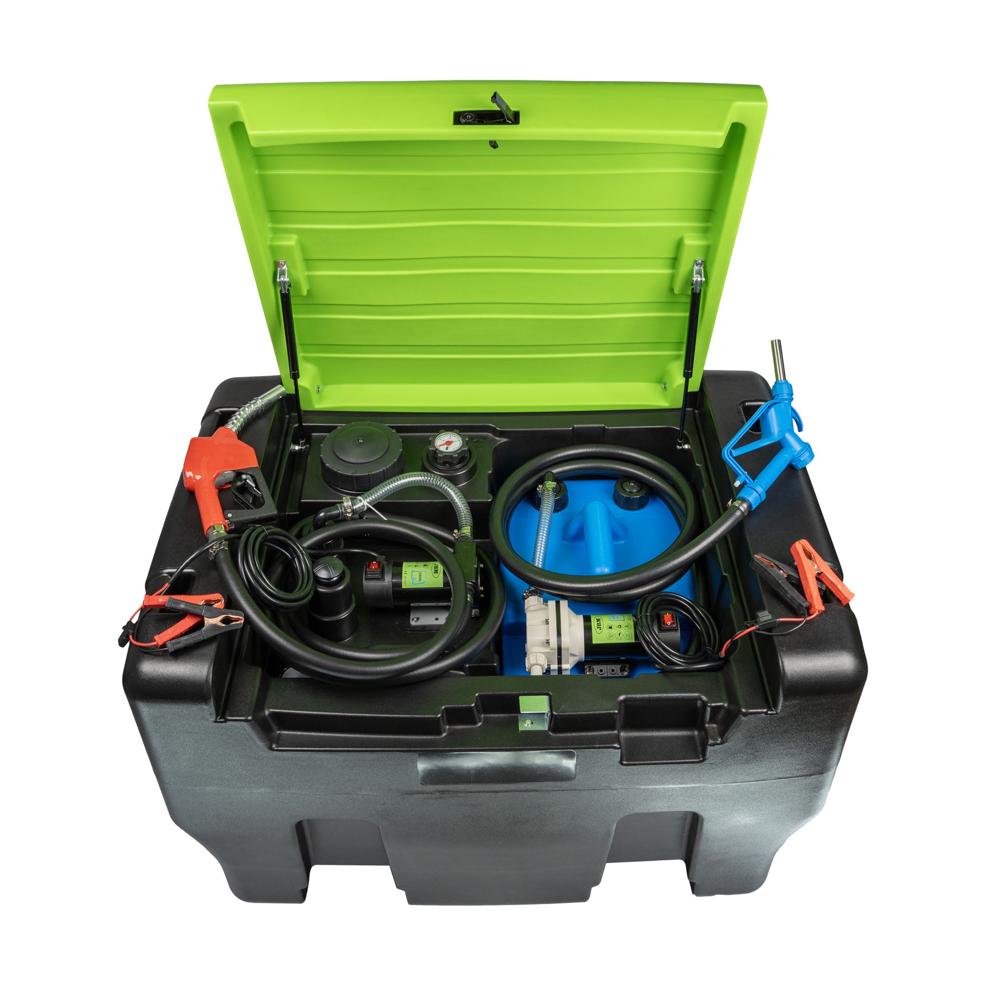 POMPA PER CARBURANTE DIESEL E AUS32 CON SERBATOIO DOPPIO DA 330+50L 54877 JBM