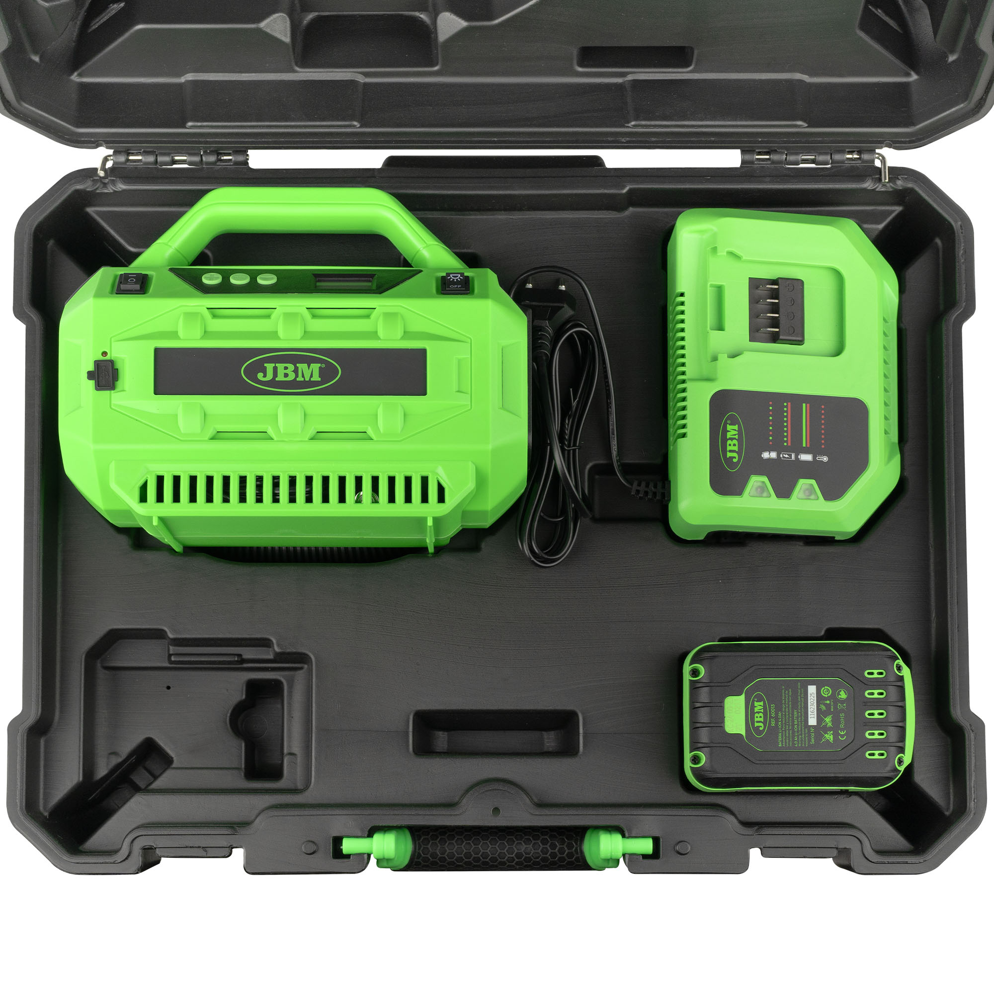 COMPRESSORE D'ARIA ELETTRICO CON CUSTODIA 60003C JBM