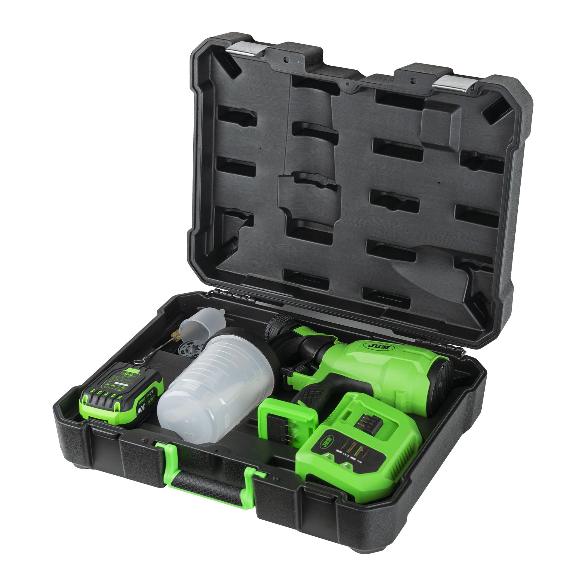 SPRUZZATORE DELLA VERNICE A BATTERIA CON CUSTODIA 60043C JBM