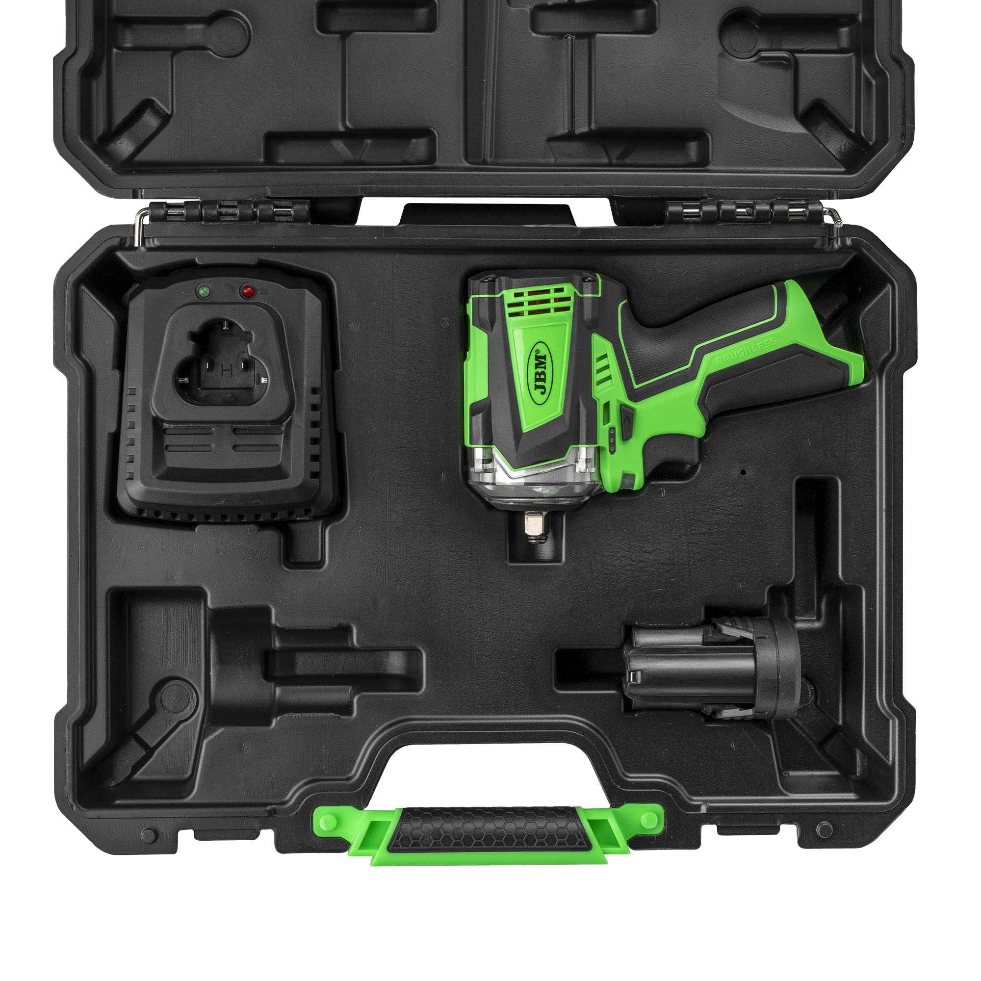 CHIAVE A IMPULSI 3/8" 250NM BRUSHLESS CON CUSTODIA 60059C JBM