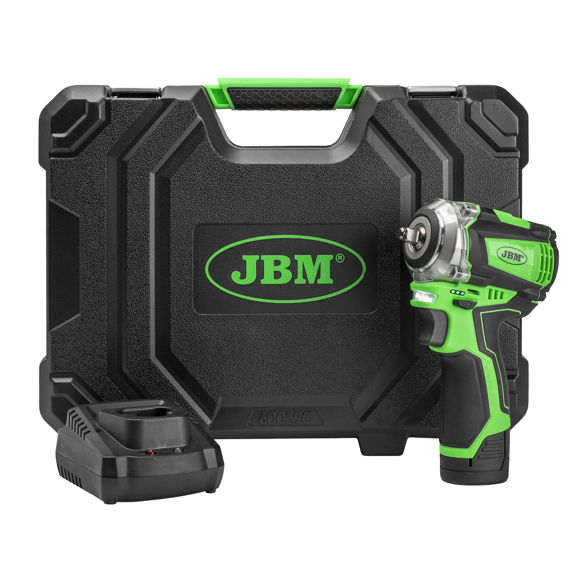 CHIAVE A IMPULSI 3/8" 250NM BRUSHLESS CON CUSTODIA 60059C JBM