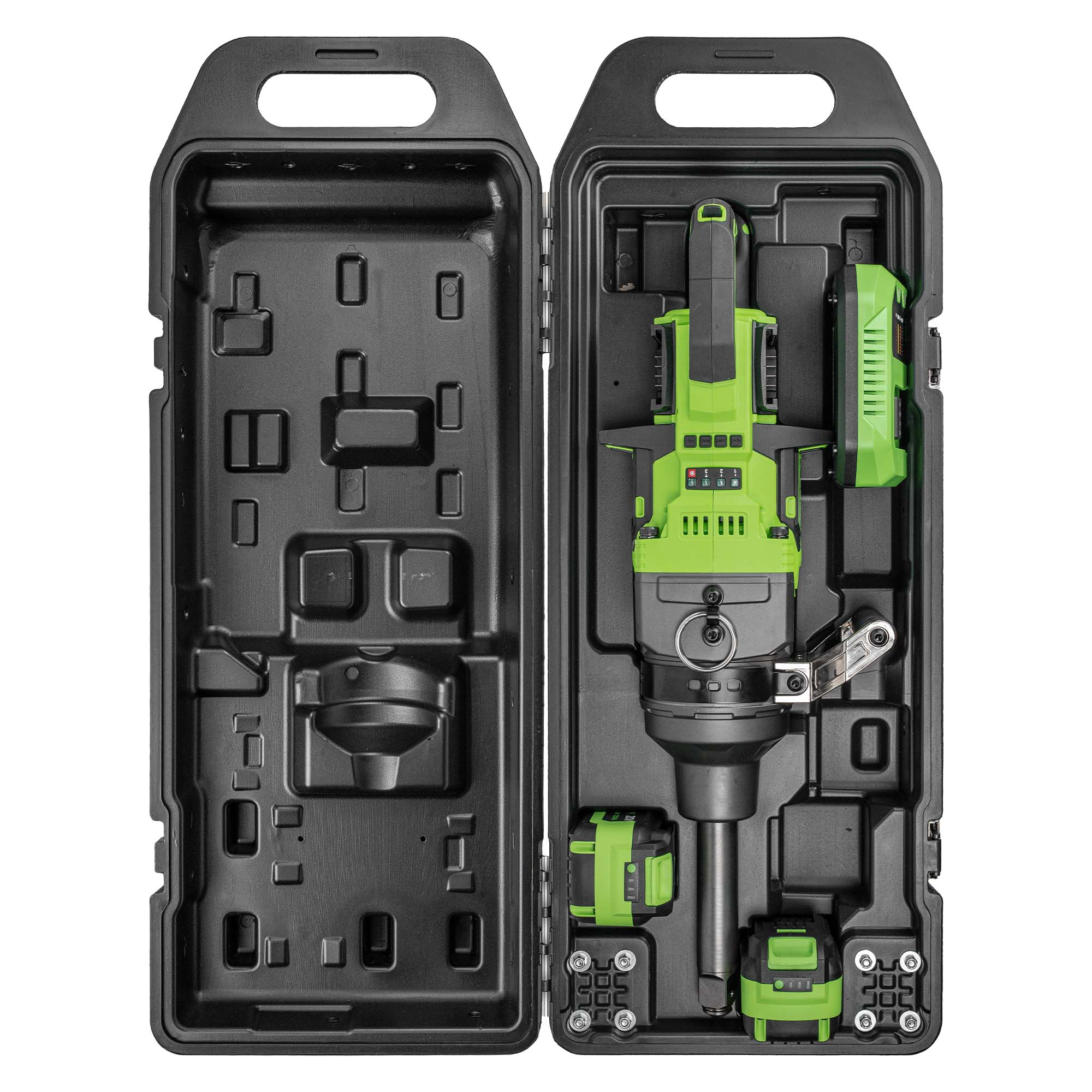 AVVITATORE AD IMPULSI BRUSHLESS A BATTERIA 1" 4000NM CON VALIGETTA CON 2 BATTERIE DA 6AH 60064C JBM