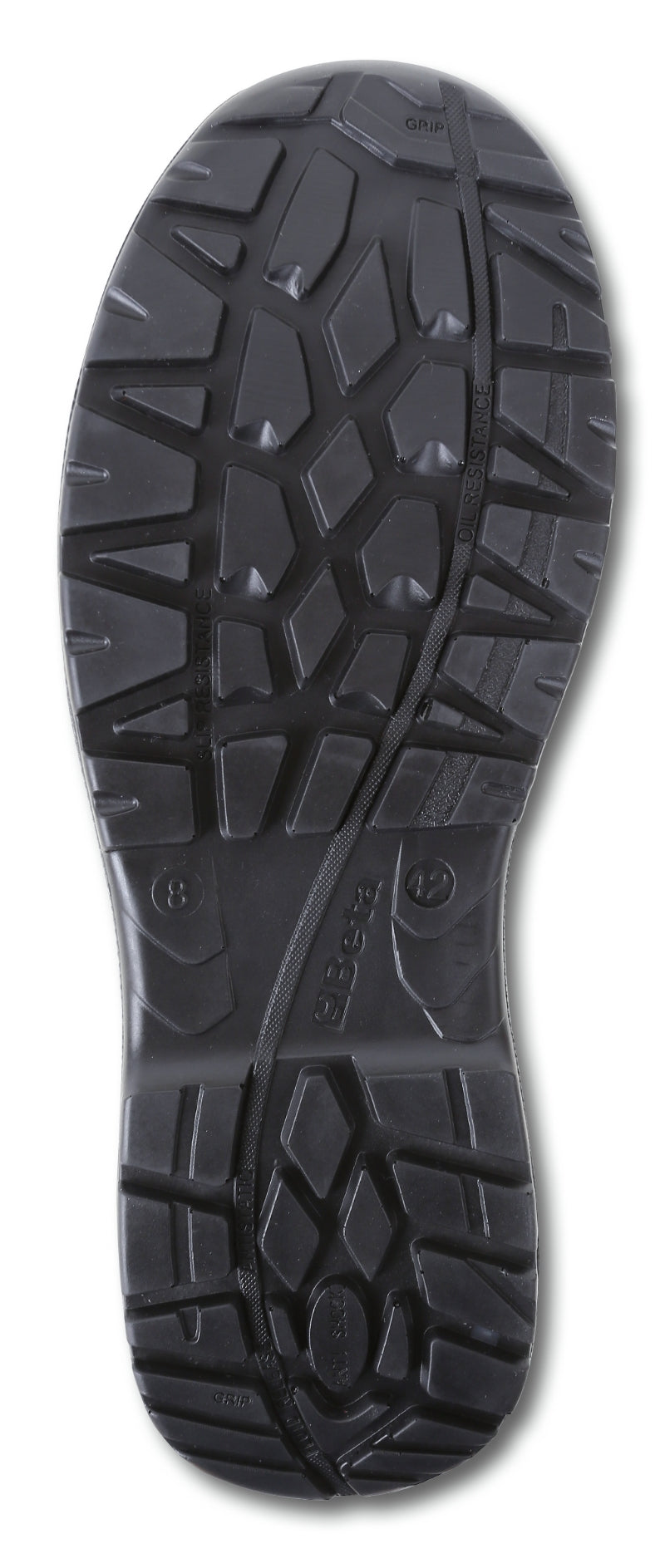Scarpe in pelle idrorepellente con inserti in nylon e rinforzo antiabrasione nella zona del puntale Beta 7220PEK