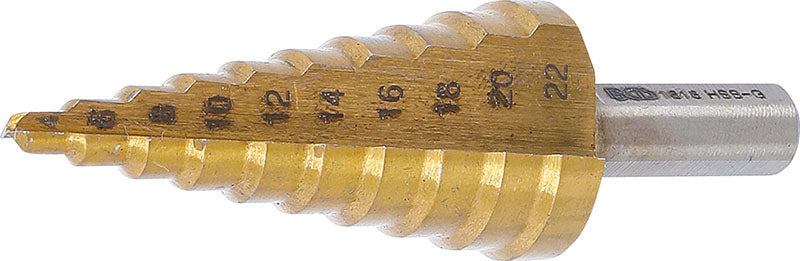 FRESA A GRADINO 4-32MM BGS1619 TITANIO