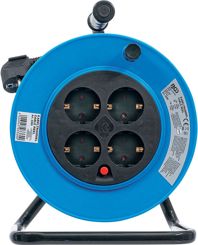 AVVOLGICAVO, 3 X 1,5 MM², 4 PRESE, IP 20, 3000 W 15mt. BGS3360
