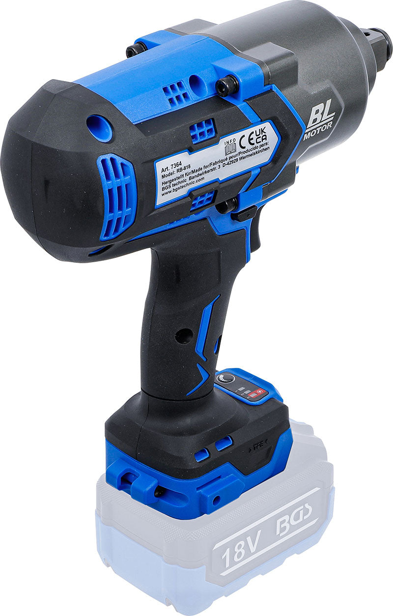 AVVITATORE A BATTERIA, 3/4”, BRUSHLESS, 1200 NM, 18 V BGS7364