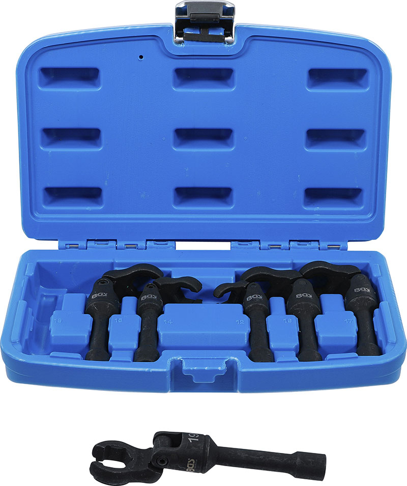 SET 6 PEZZI, CHIAVI A ZAMPA DI GALLO SNODATE, ATTACCO 3/8" BGS74302