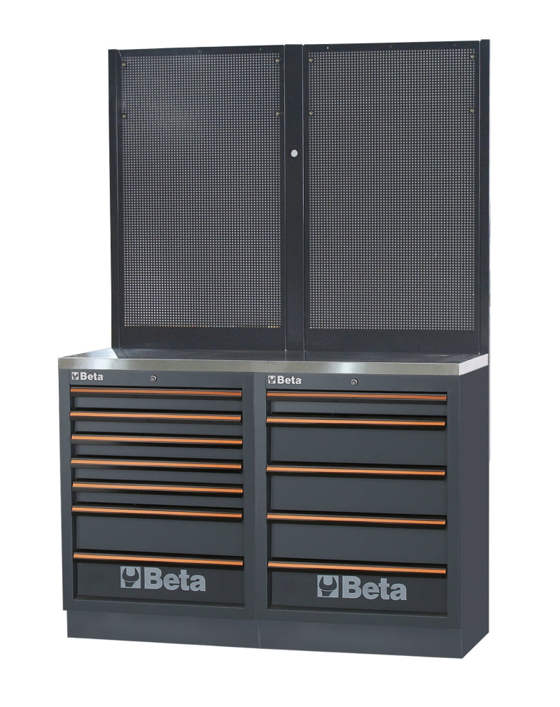Combinazione banchi arredo officina C45PRO 2.0 Beta C45PRO 2.0 BPX-1,3 + FRIGORIFERO PROMO SUMMER 2026
