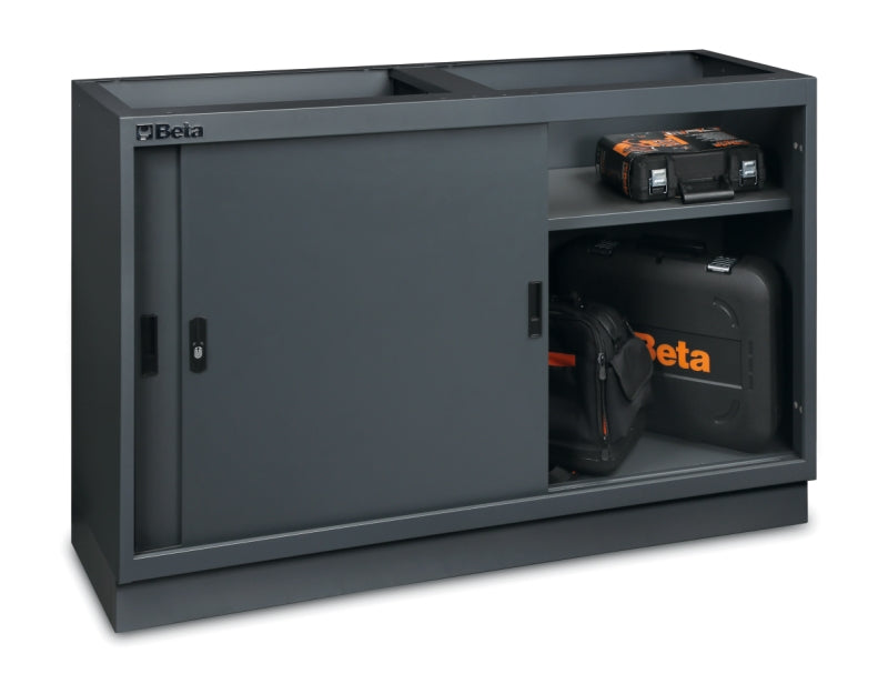 Modulo fisso da 1360 mm con 2 ante in lamiera per arredo officina C45PRO 2.0 Beta C45PRO 2.0 MAL