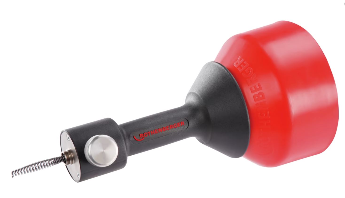 Apparecchio sturatore elettrico AUTOMATICO ROSPIMATIC CL, unità base con spirale a bulbo da 8mmx7,5m ROTHENBERGER
