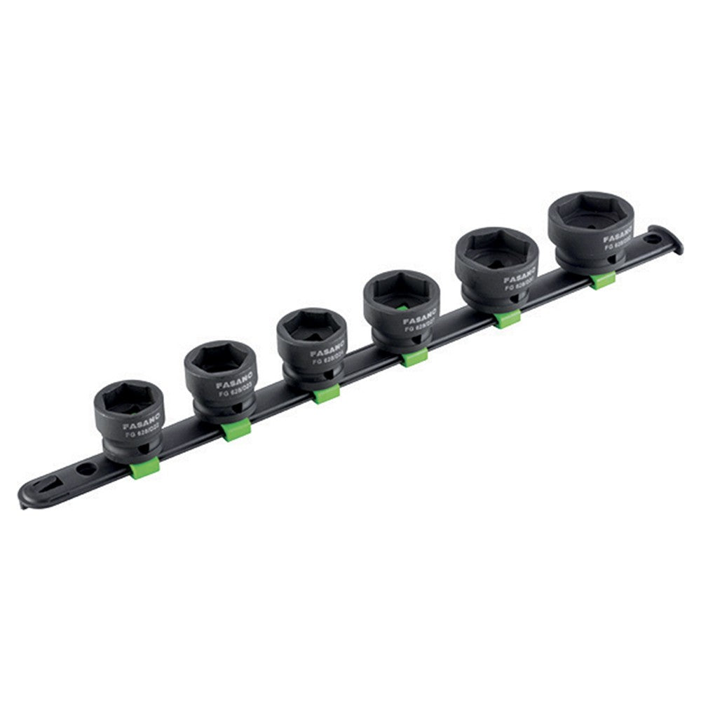 SET CHIAVI A BUSSOLA ESAGONALI RINFORZATE 1/2"-SERIE EXTRA PIATTA Fasano FG 628/S6