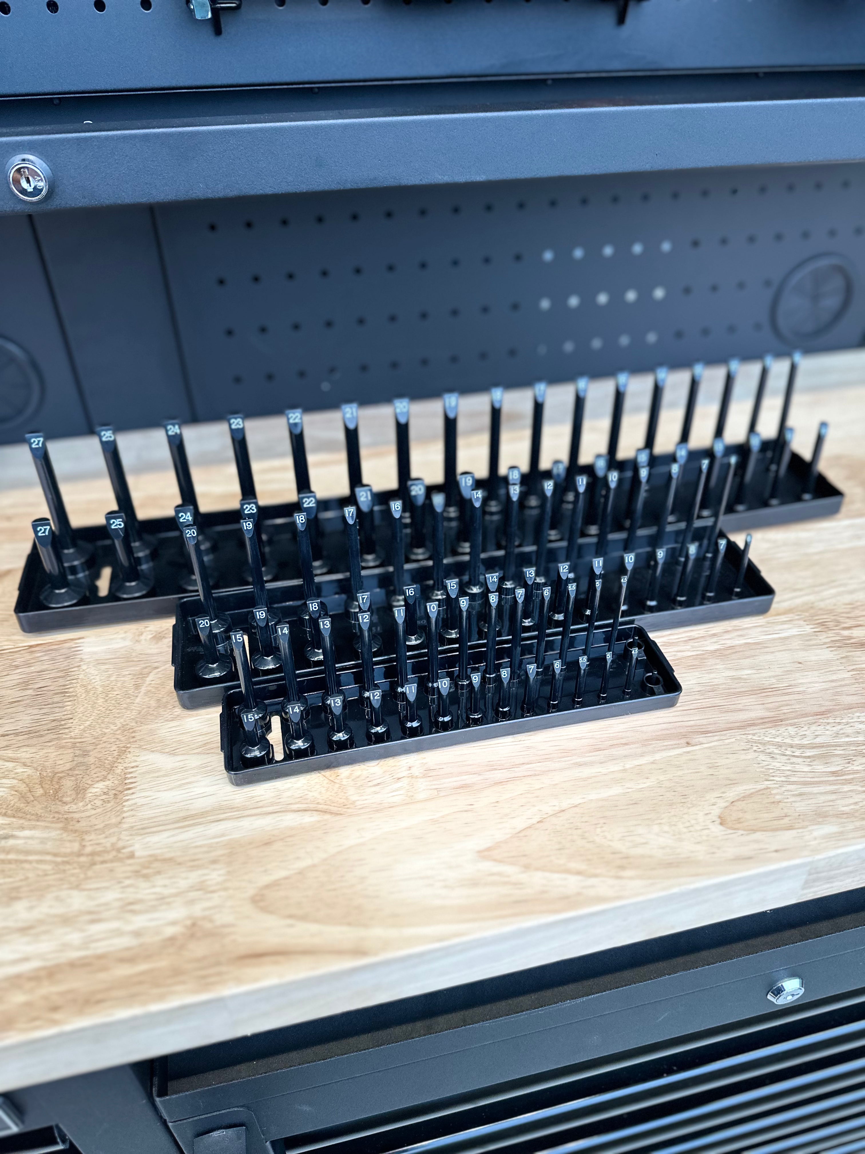 Set 3 portabussole Pvc Arredo Officina Workshopitaly MPS Total Black