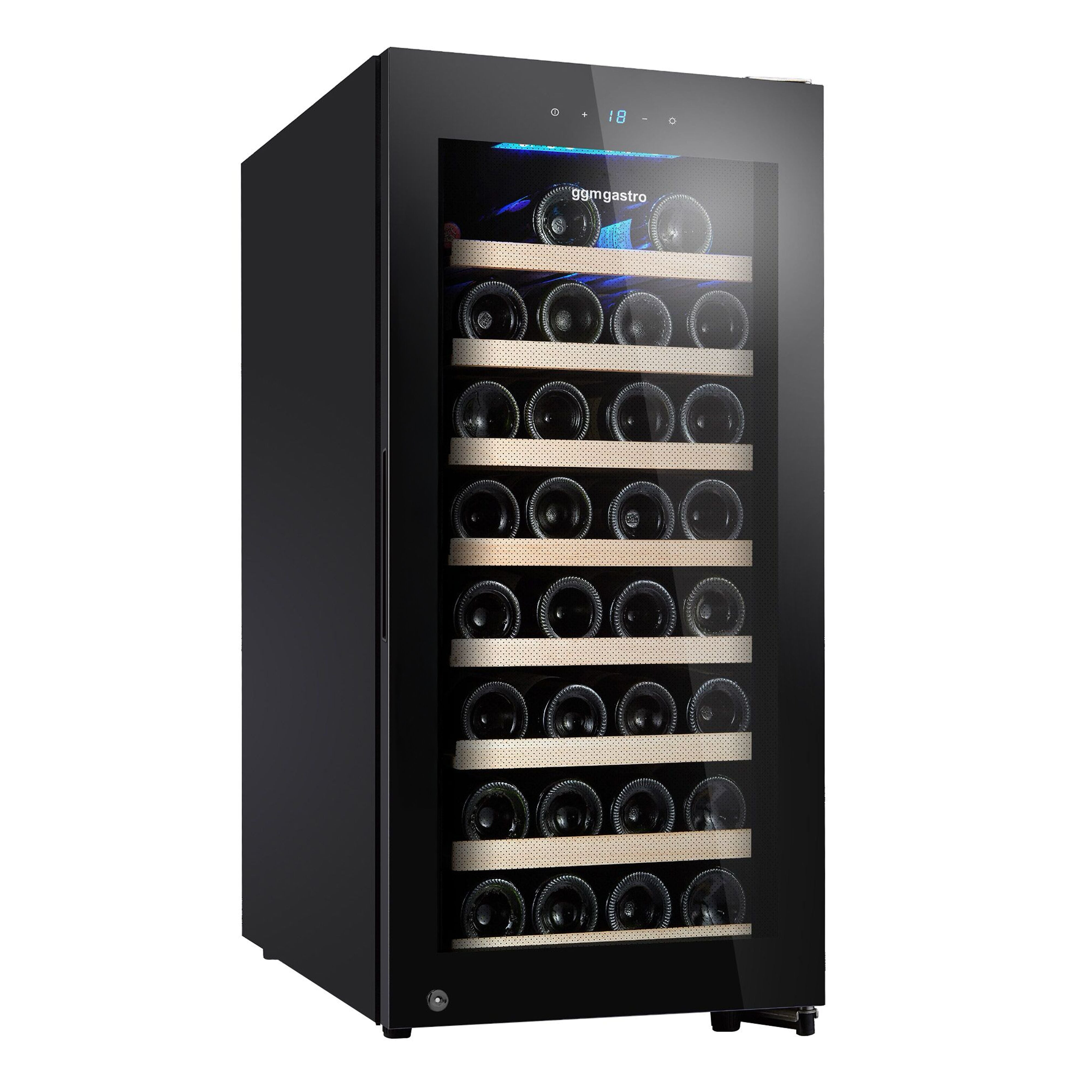 Frigorifero Cantinetta Frigo Vino 1 Zona climatica 100 litri max. 29 bottiglie Full Black Officina
