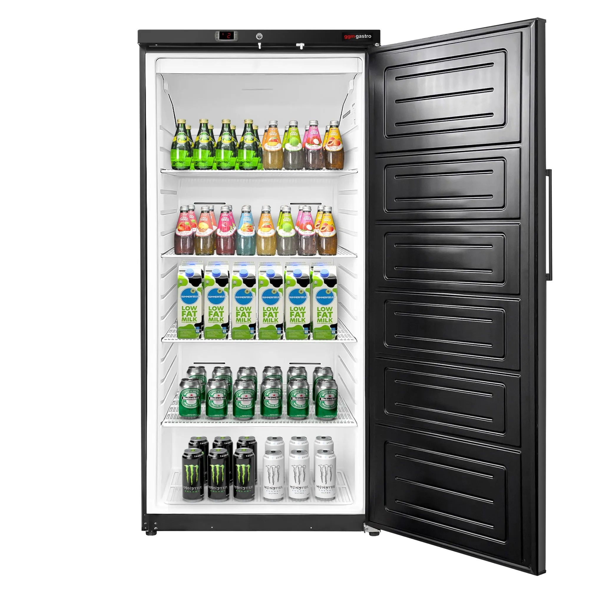 Frigorifero ECO 510 litri 1 porta Full Black Officina