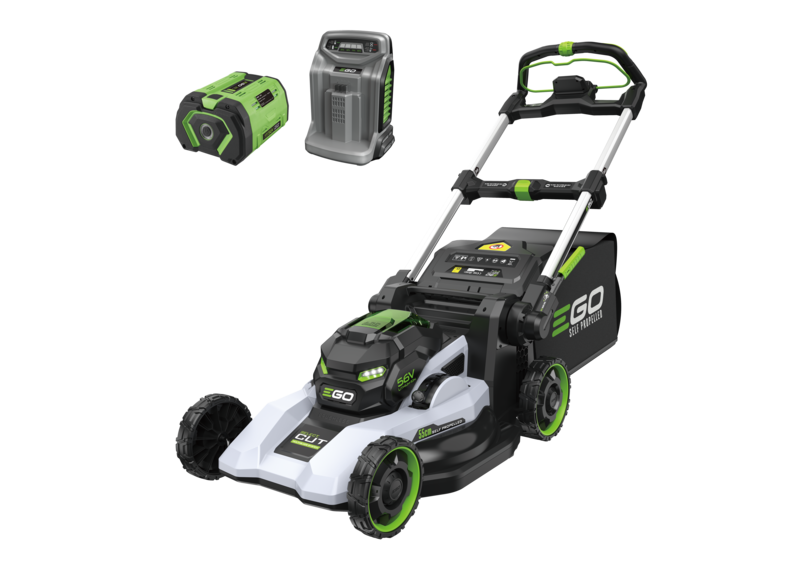 TOSAERBA SEMOVENTE DA 55 CM EGOLM2236E-SP SET 10AH + TAGLIABORDI ST1300ES