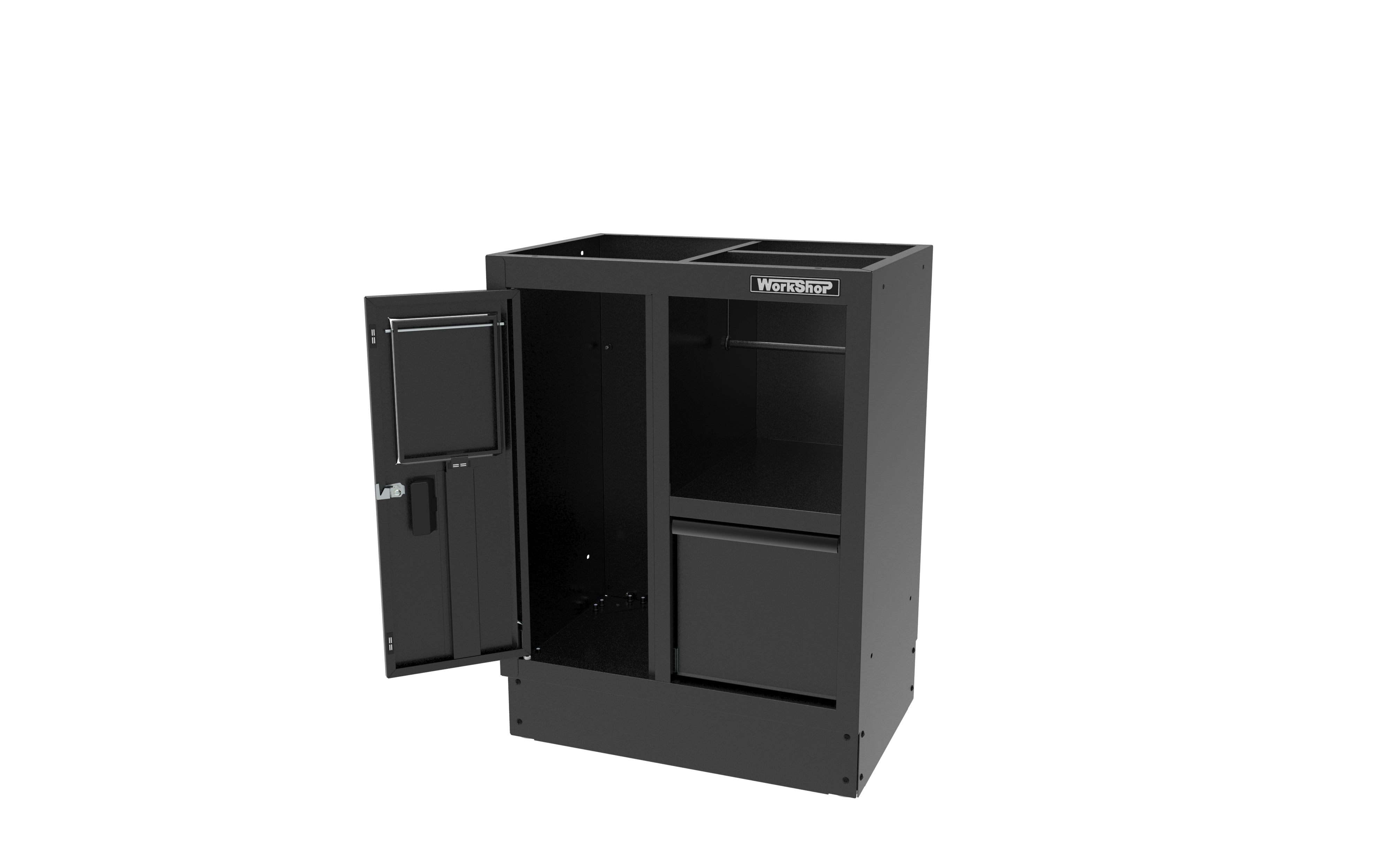 Arredo Officina Workshopitaly MPS 15 inox 2,82mt. x 2,82mt. Total Black