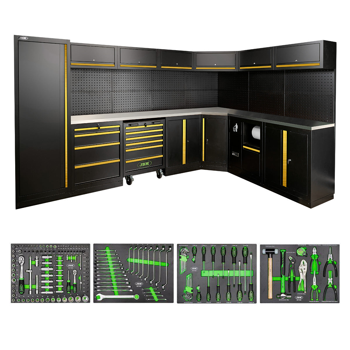 SET DI MOBILI MODULARI (43 PEZZI) - ORO SERIE587G JBM