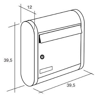 Cassetta Postale ALUBOX SOLE