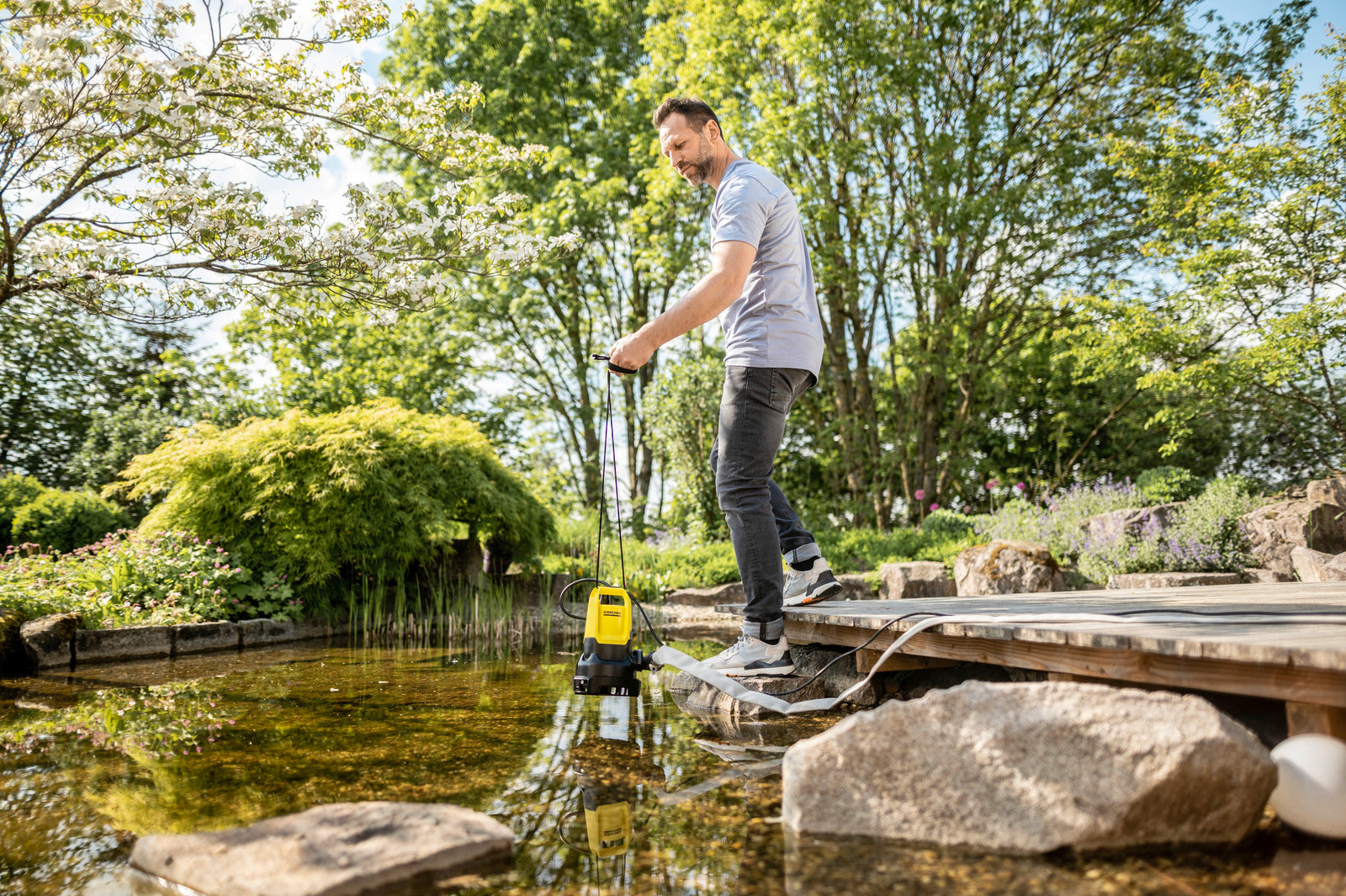 Elettropompa Karcher SP 16.000 DUAL acque SPORCHE e CHIARE