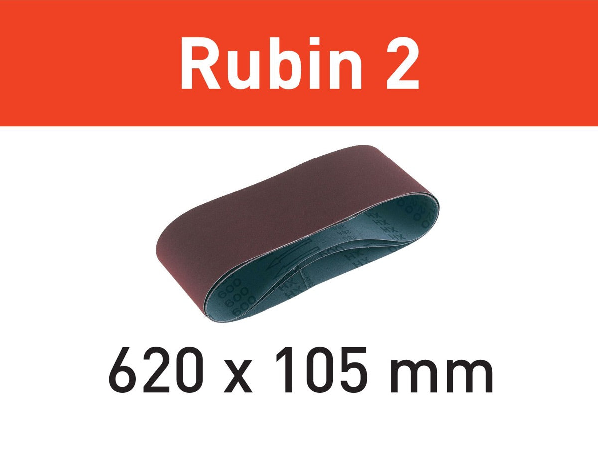 Festool Nastro abrasivo Rubin 2 L620x105 P40 RU/10