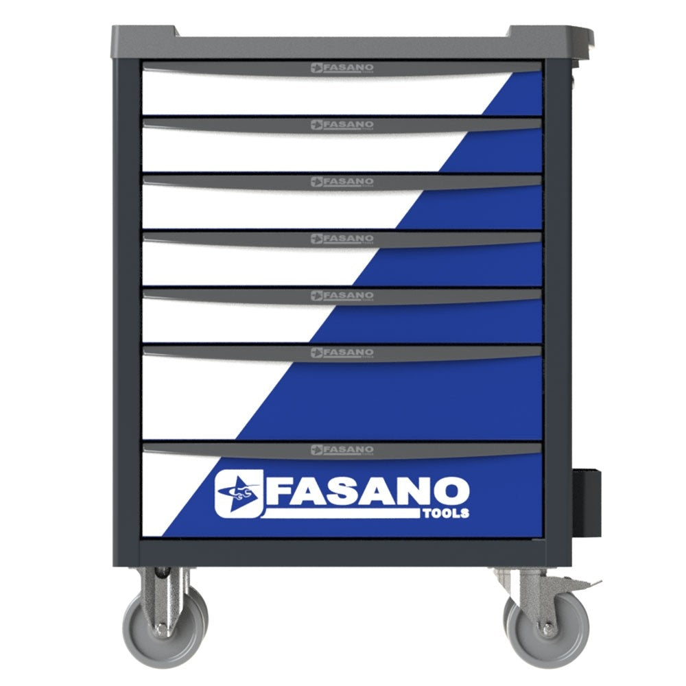 CARRELLO PORTA UTENSILI BI COLOR MOD. FG 100VD/AS175 BI COLOR + ALLESTIMENTO 175 UTENSILI