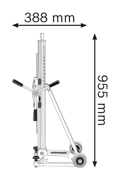 Supporto a colonna Bosch GCR 350 PRO