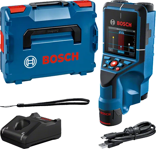 Rilevatore Bosch Wallscanner D-Tect 200 C Professional SET BATTERIE