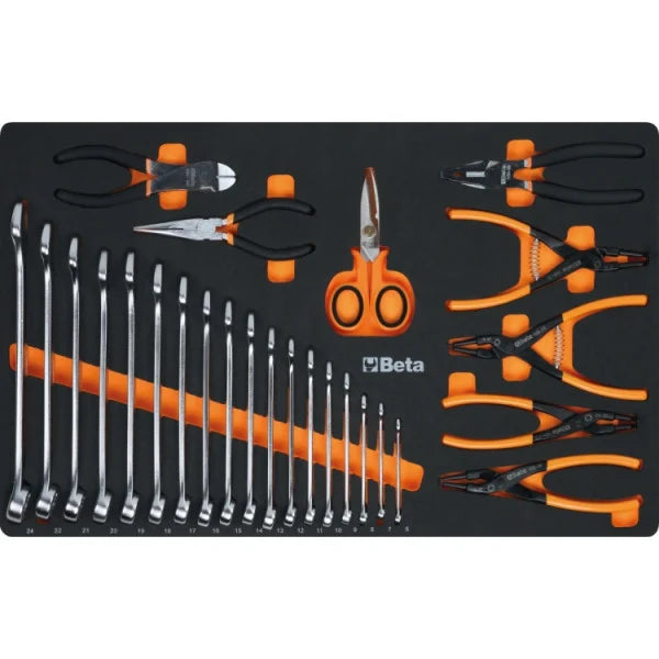 Combinazione arredo officina RSC50 2.0 con 223 utensili Beta RSC50 2.0 D/223UT + FRIGORIFERO PROMO SUMMER 2026