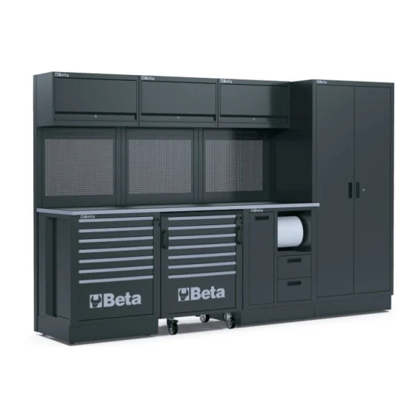 Combinazione arredo officina RSC50 2.0 con 445 utensili Beta RSC50 2.0 F/445UT + FRIGORIFERO PROMO SUMMER 2026