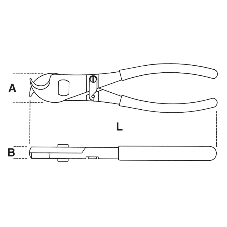 Tagliacavi per taglio di cavi in rame e alluminio Beta 1132MQ Isolamento 1000V