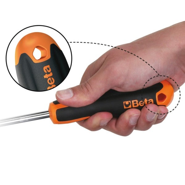 Giravite Evox per viti a testa CROCE PH cromati punta nera Beta 1202E