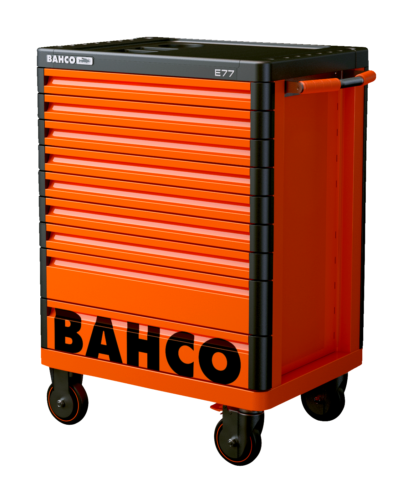 Carrelli per utensili Storage HUB E77 Premium, 26", con 9 cassetti Bahco 1477K9