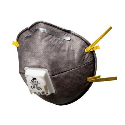 3M™ Respiratore monouso 9914SP carboni attivi FFP1 NR D con valvola Conf.10pz.