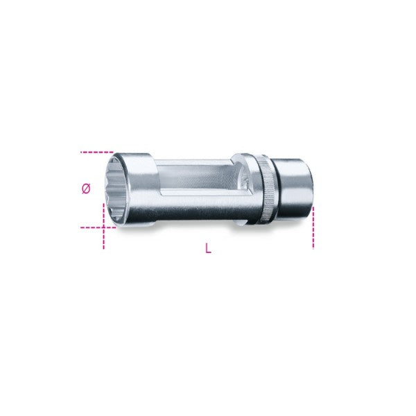 Chiave bussola 1/2" Beta 960S 22mm per iniettori