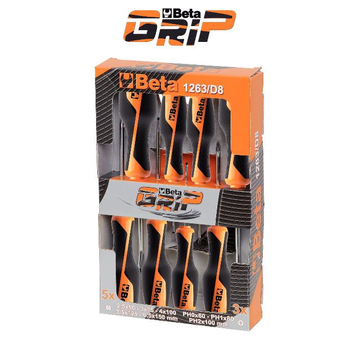 Giraviti Beta Grip 1263/D8 serie 8pz