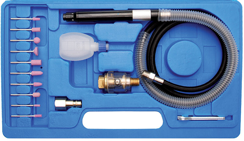 KIT 17 PZ MICRO SMERIGLIATRICE AD ARIA BGS3249