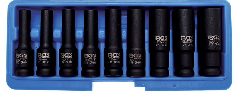 SET 10 PZ.BUSS.A MACCHINA TORX TIPO LUNGO BGS5204